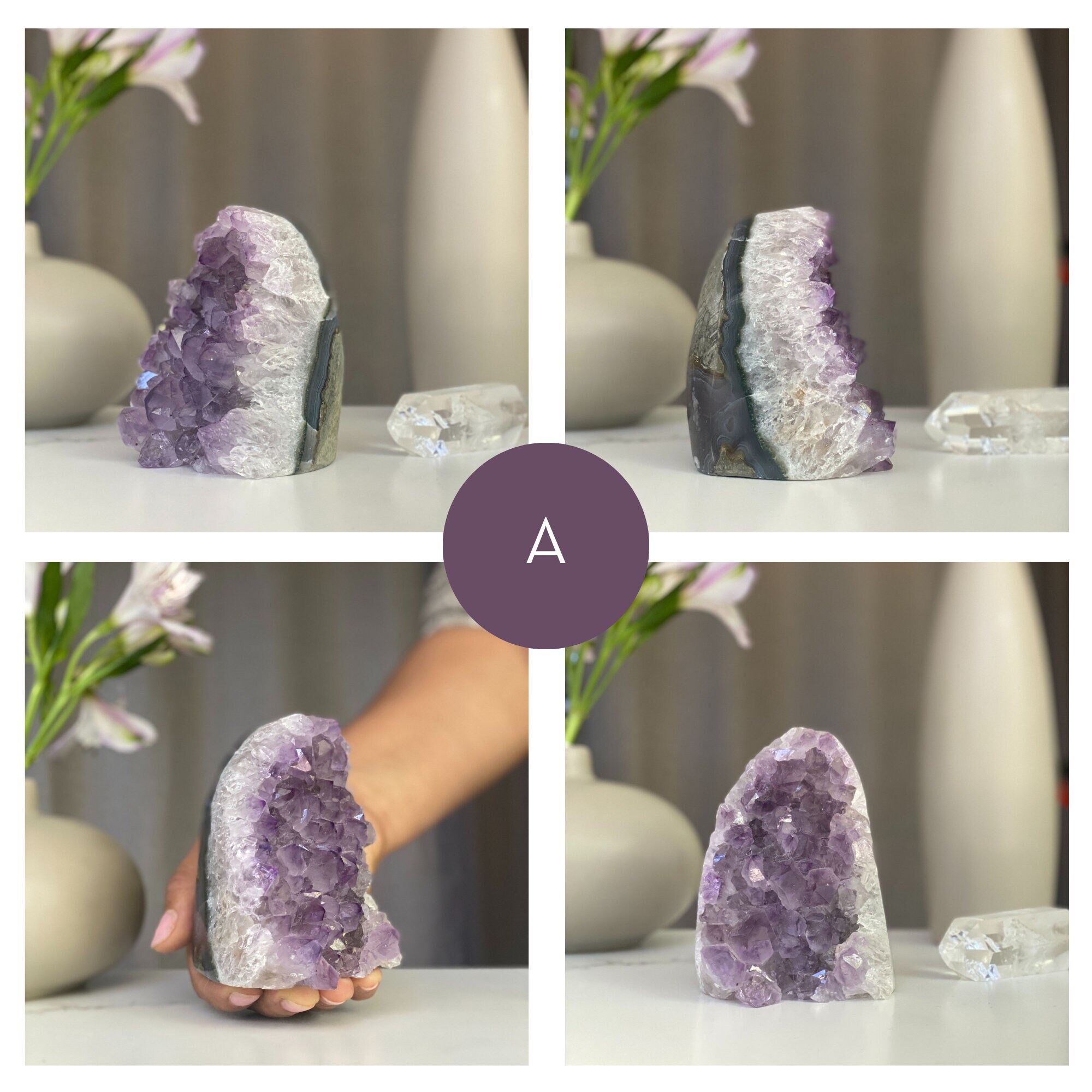 Pink amethyst deals for sale