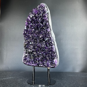 Große polierte Amethyst Kristall Geode: 14 in Uruguay Cave Decor