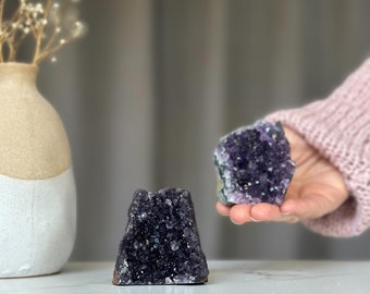 Choose your raw amethyst set