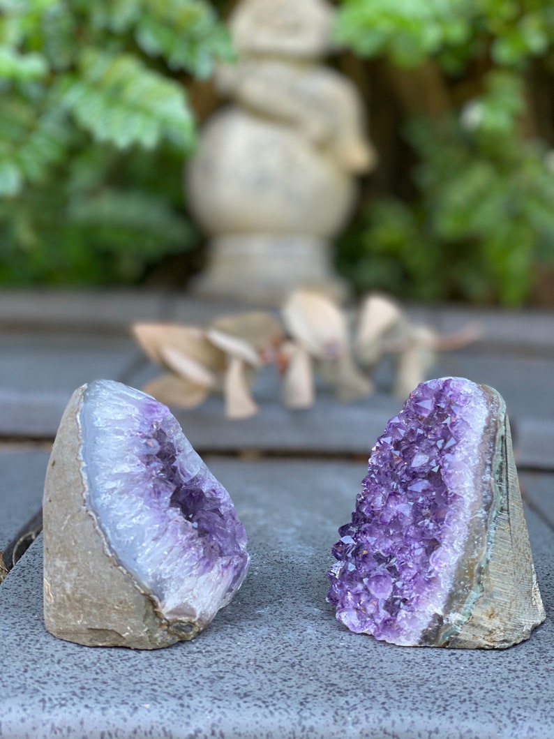 Amethyst set amethysts for meditation altar anxiety crystals Etsy