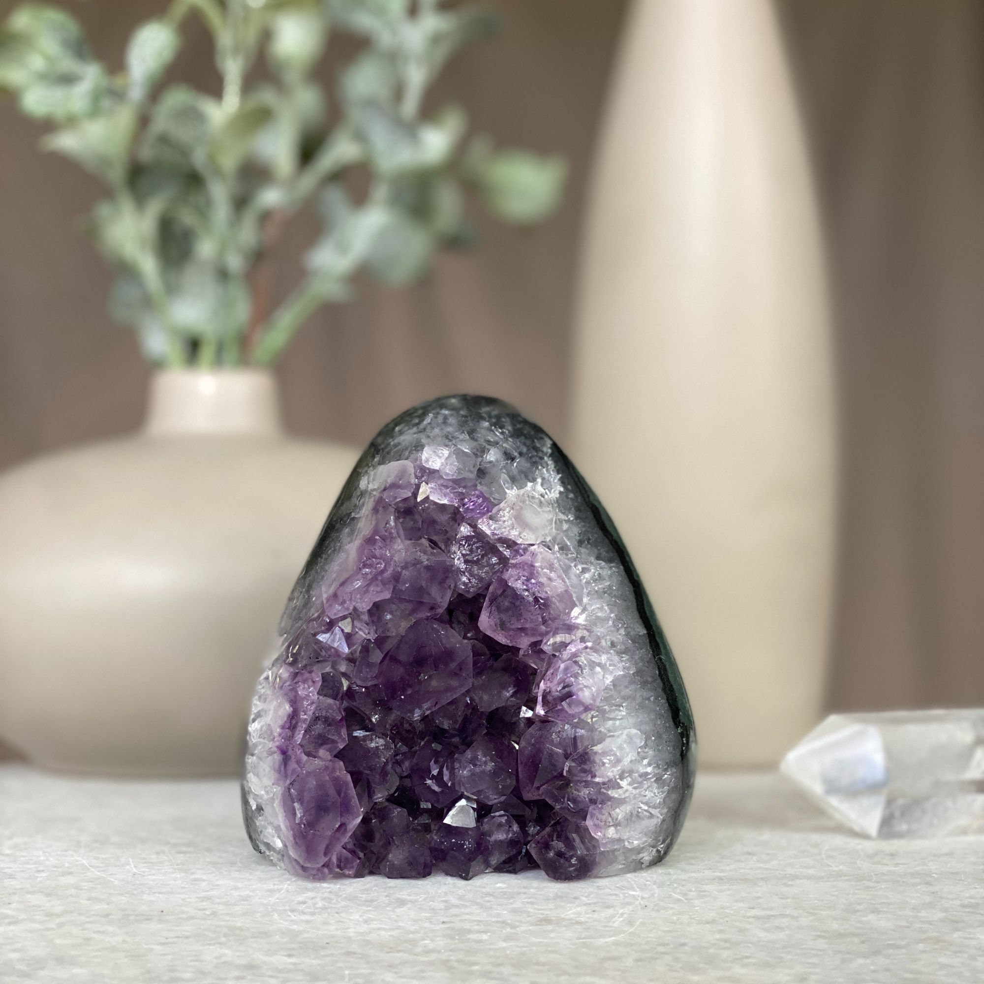Deep Purple Amethyst Cathedral Geode Unique Raw Crystal - Etsy