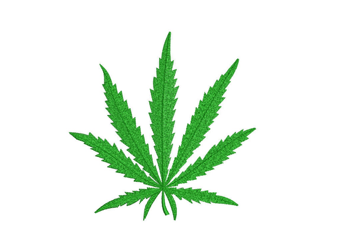 Weed embroidery design cannabis embroidery 10 sizes from 20  etsy