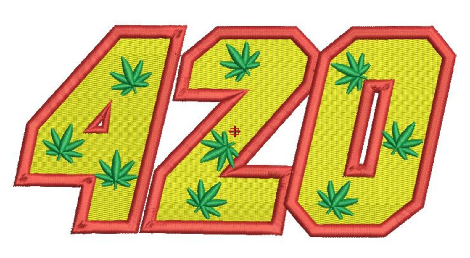 420 weed embroidery design cannabis 6 sizes from 385 till  etsy