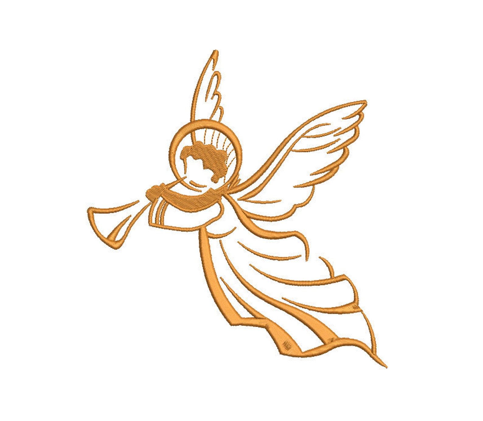 Angel Machine Embroidery Design angel embroidery patterns 8 Etsy