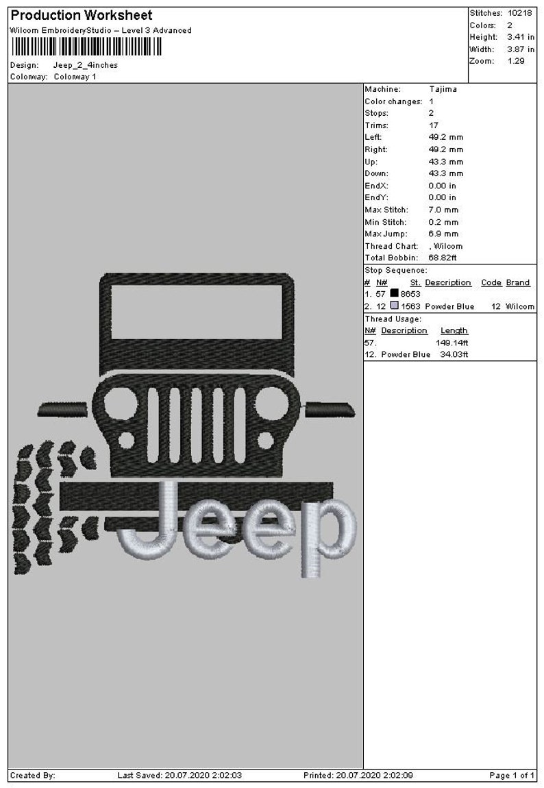 Jeep Silhouette embroidery designs 6 sizes Rock Crawling Etsy