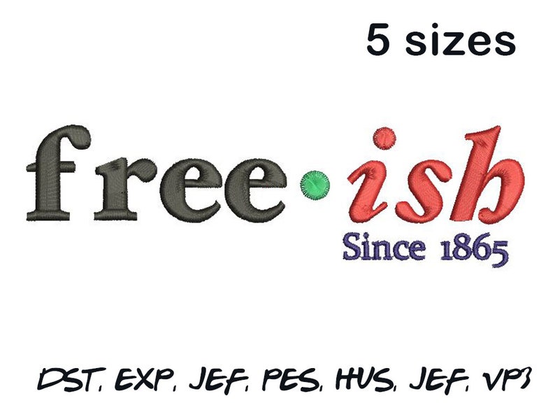 Freeish Juneteenth Embroidery Design 2 5 Sizes African  Etsy