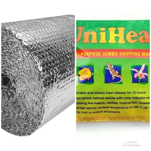 Thermal insulation and UniHeat 72 hour heat pack