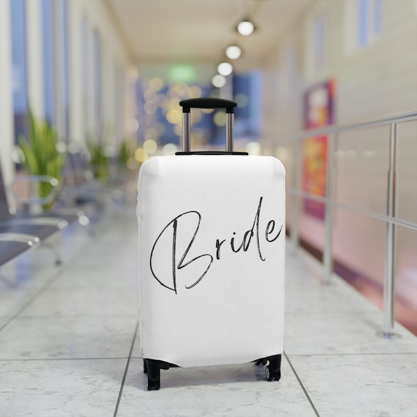 Bride Luggage Cover Destination Wedding