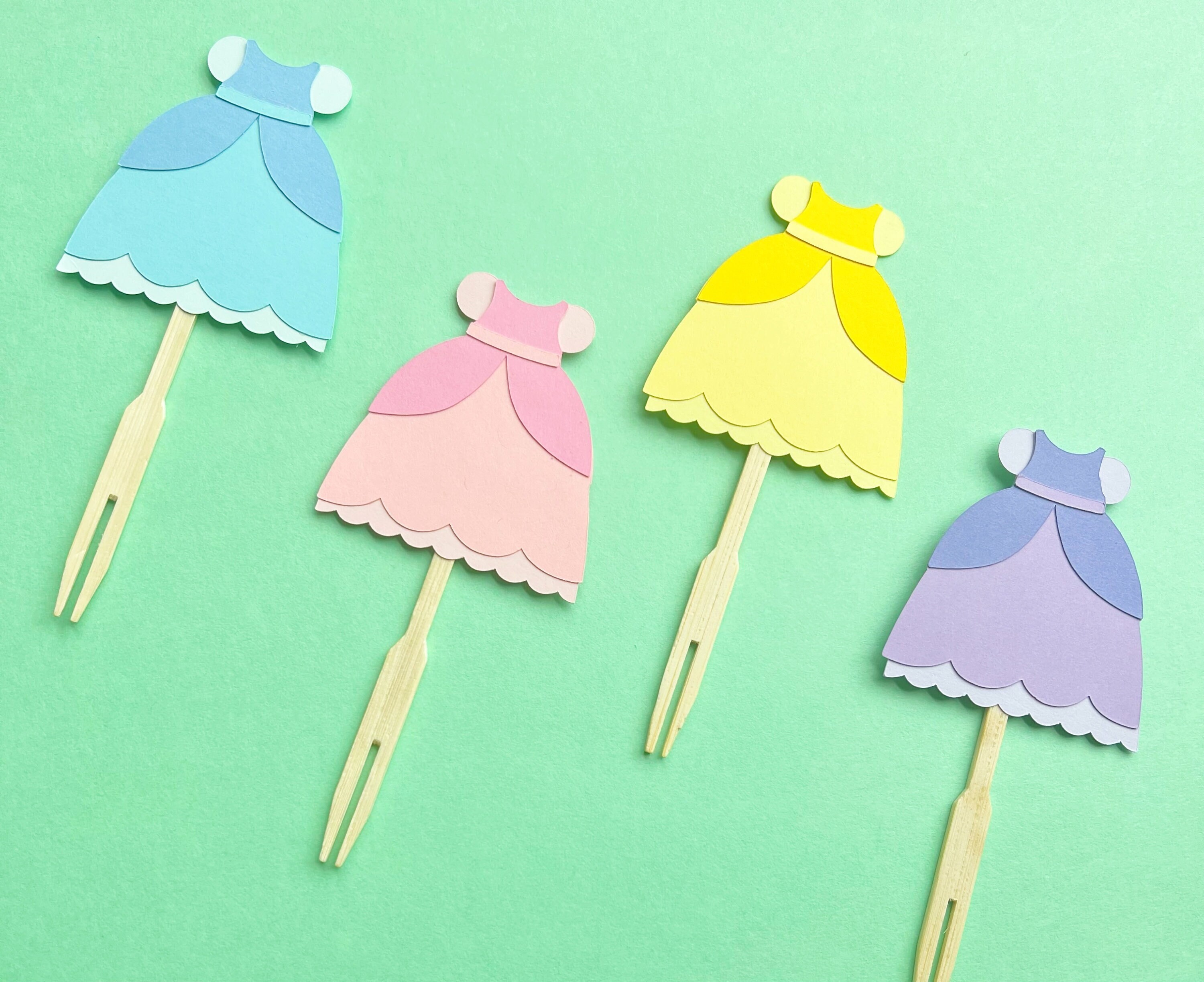 open lace back dress Disney Princess Cupcake Tull Dress Toppers, Modish Kids 🎈 Party Decor –  Modish Kids Boutique 👑 main image 0
