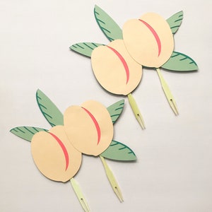 Sweet Peach Cake Topper Little Peach, One Sweet Peach, Georgia Peach Party, Baby Shower image 6