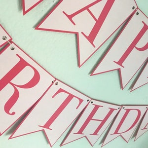 Strawberry Blossom Birthday Banner Berry Bash, Happy Birthday Party Banner, Berry First Birthday, Strawberry Girl Birthday image 2