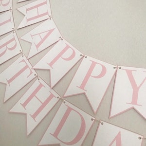 Happy Birthday Bonnet Banner Pink Birthday Party Banner, Bonnet Bash, Southern Belle, Tickled Pink, First Birthday image 7