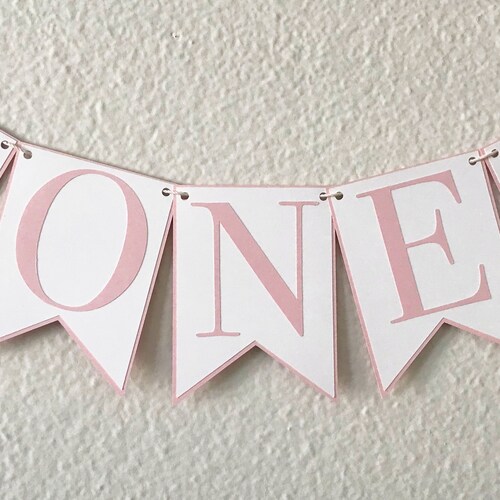 Picture Perfect Pup High Chair Banner - Dog Birthday Party Banner, Pink and Blue Birthday Party Decor, First Birthday, One, Two