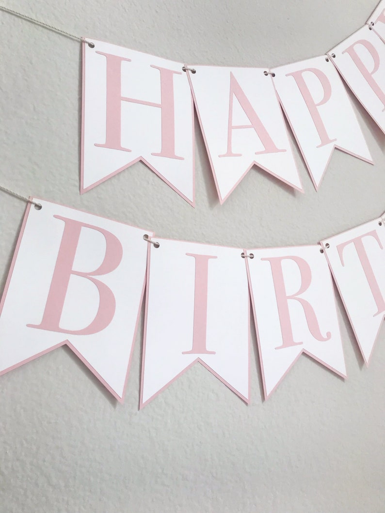 Classic Happy Birthday Party Banner image 2