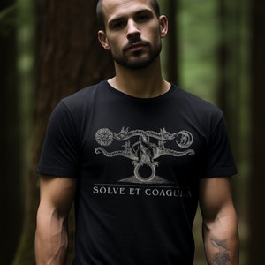 Solve Et Coagula Alchemy Occult Shirt, Esoteric Alternative Aesthetic Clothing