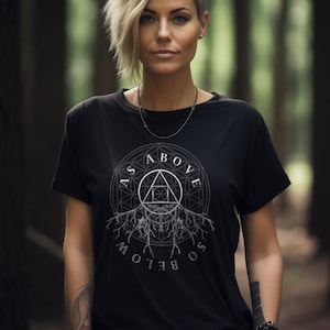 As Above So Below Esoteric Occult Shirt