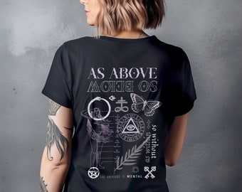 As Above So Below Occult Alchemy Shirt