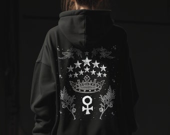 The Empress Tarot Card Whimsigoth Witchy Hoodie