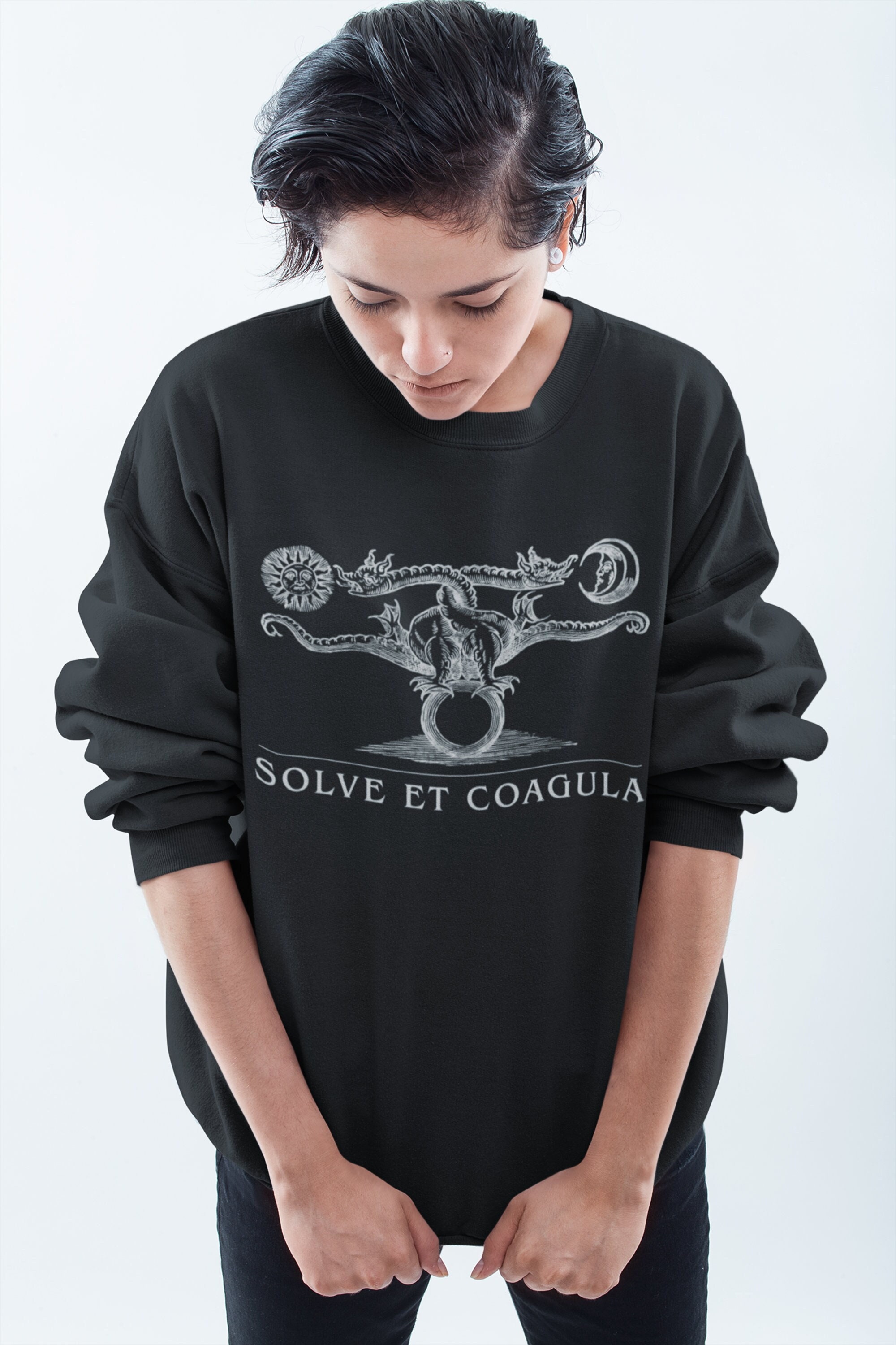 Occult Clothing Aesthetic Crewneck ...