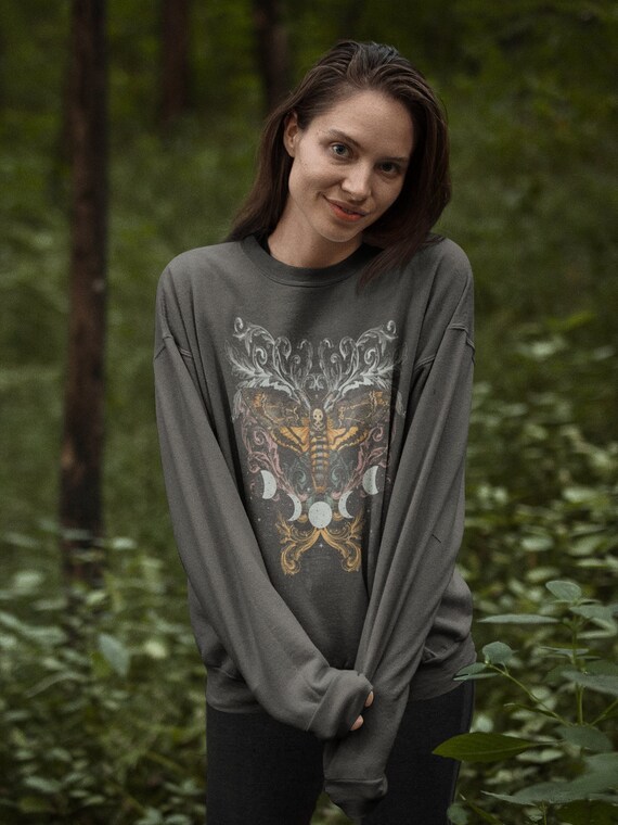 Fairy Grunge Moon Phase Sweatshirt 