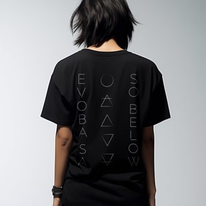As Above So Below Occult Esoteric Goth Shirt