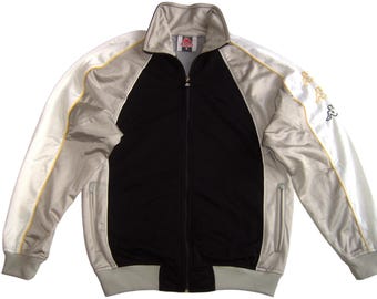 Vintage 90er Jahre Kappa glänzende Trainingsjacke S