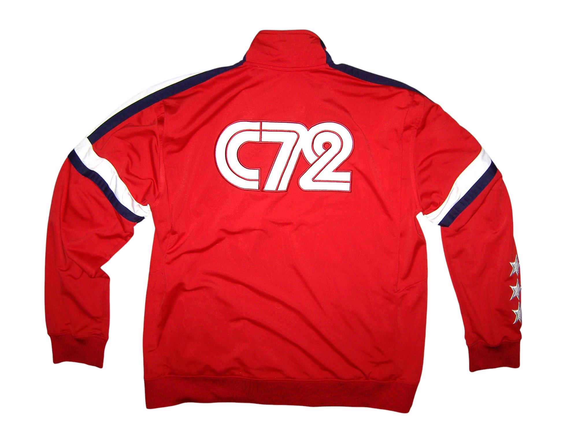 Vintage 90s Nike Cor72z Red Track Suit Top Zip Jacket XXL P2p 27