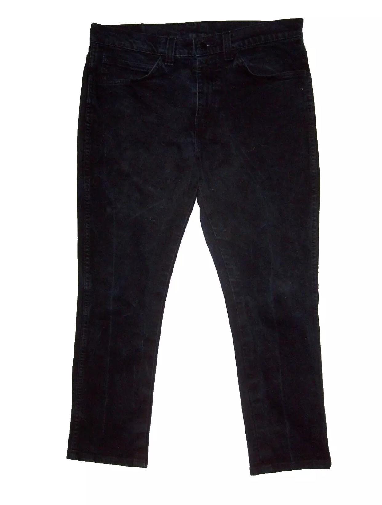 Jean Vintage Levi's 511 Noir Pour Femme - Taille W33L36 (État Parfait)