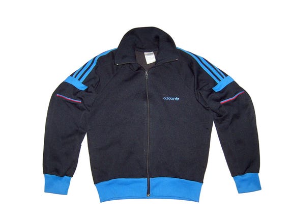 トップス 70s80s adidas track jacket Vintage 70s 80s Adidas Trefoil Track Suit Top Jacket XS/S - Etsy