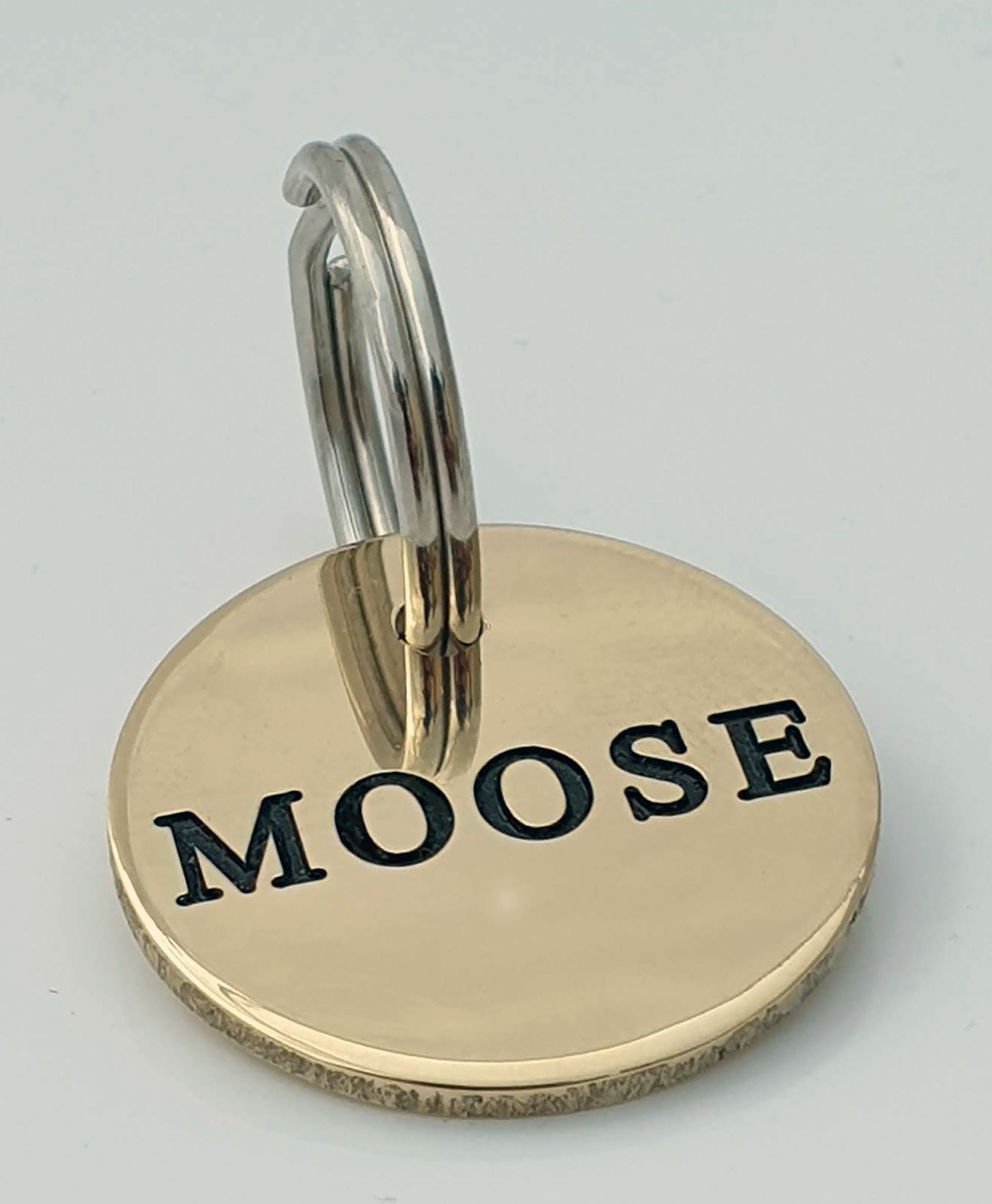 brass pet tag
