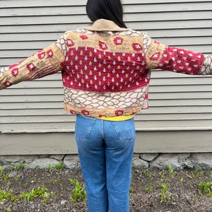 Vintage Kantha Quilt Jacket image 2