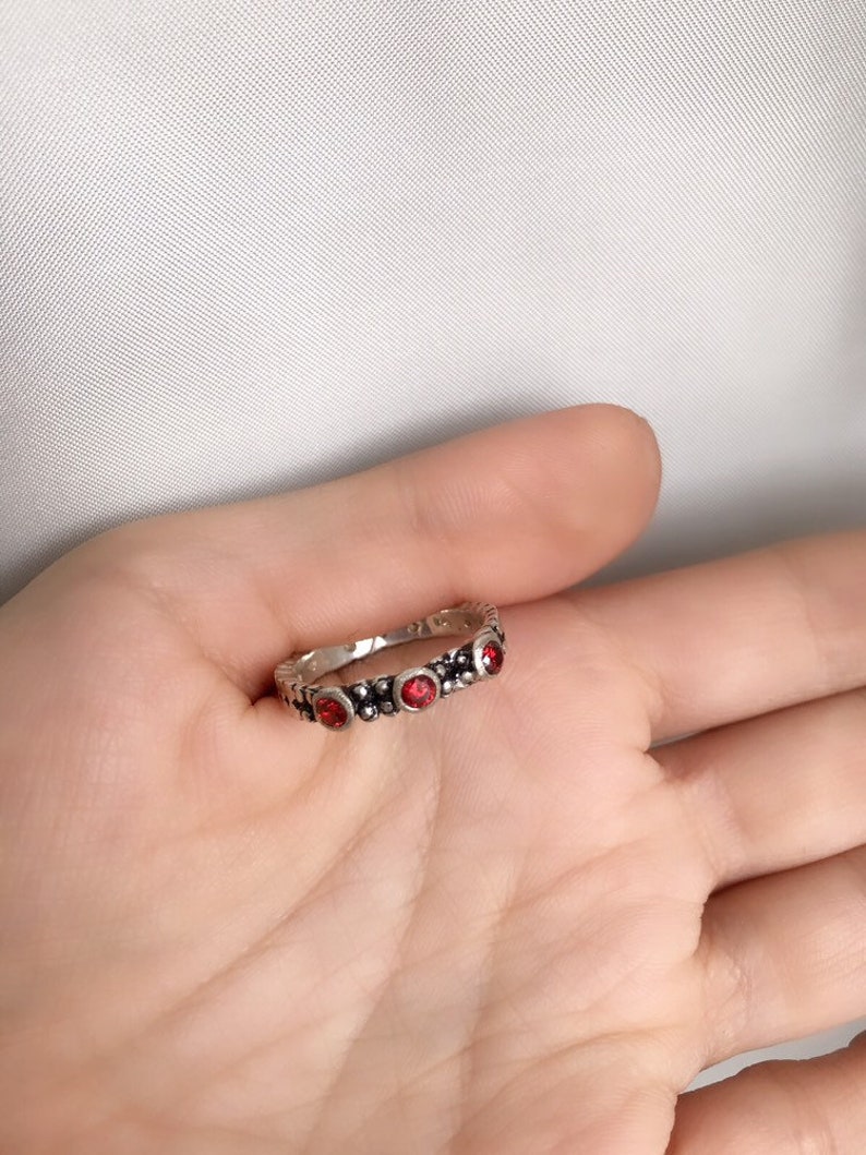 RED STONE RINGS Sterling silver 925 armenian jewellery vintage rings red dress jewelry Armenian rings boho ring wine red stone ring Armenian