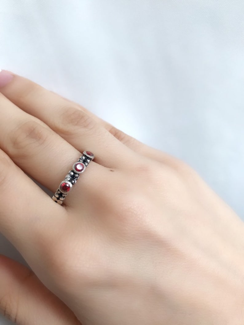 RED STONE RINGS Sterling silver 925 armenian jewellery vintage rings red dress jewelry Armenian rings boho ring wine red stone ring Armenian