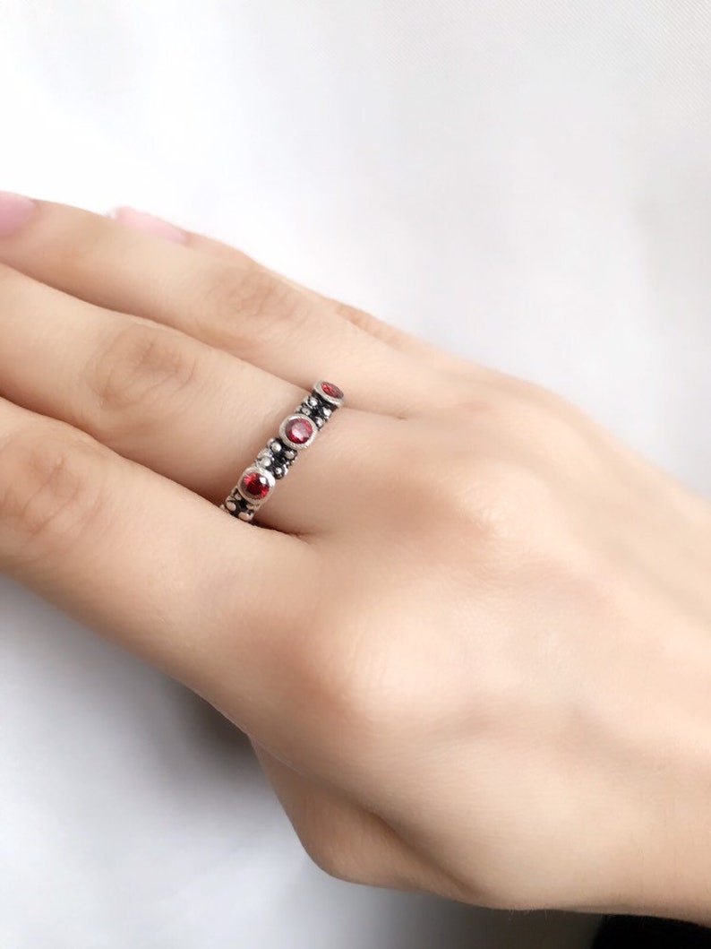 RED STONE RINGS Sterling silver 925 armenian jewellery vintage rings red dress jewelry Armenian rings boho ring wine red stone ring Armenian