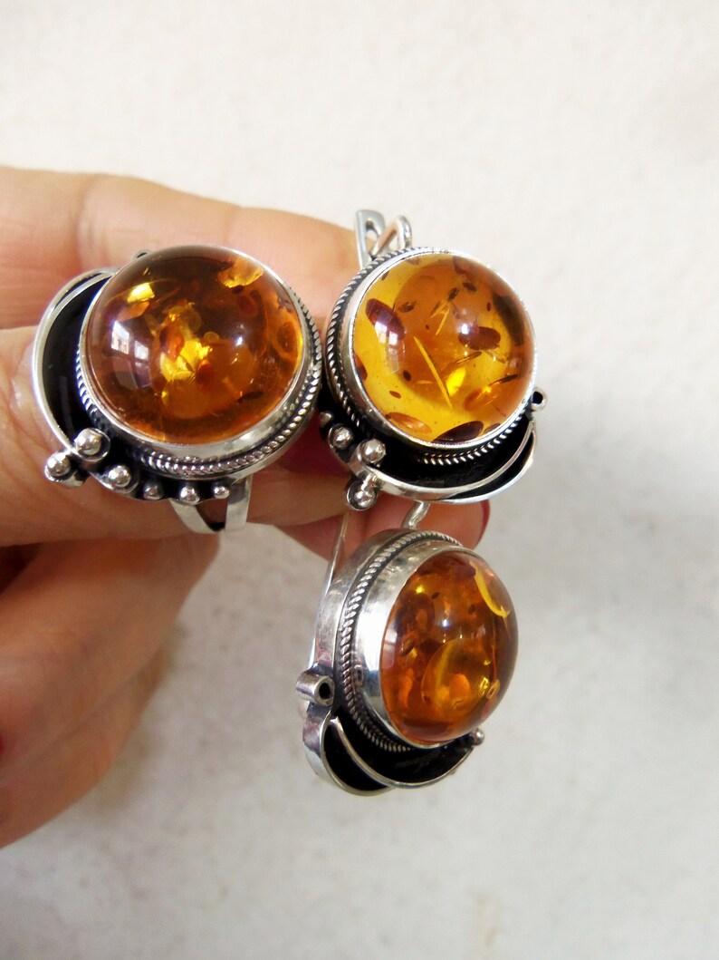 NATURAL AMBER EARRINGS natural amber jewelry armenian gifts armenian jewelry natural gemstone earrings armenian handmade jewelry silver 925