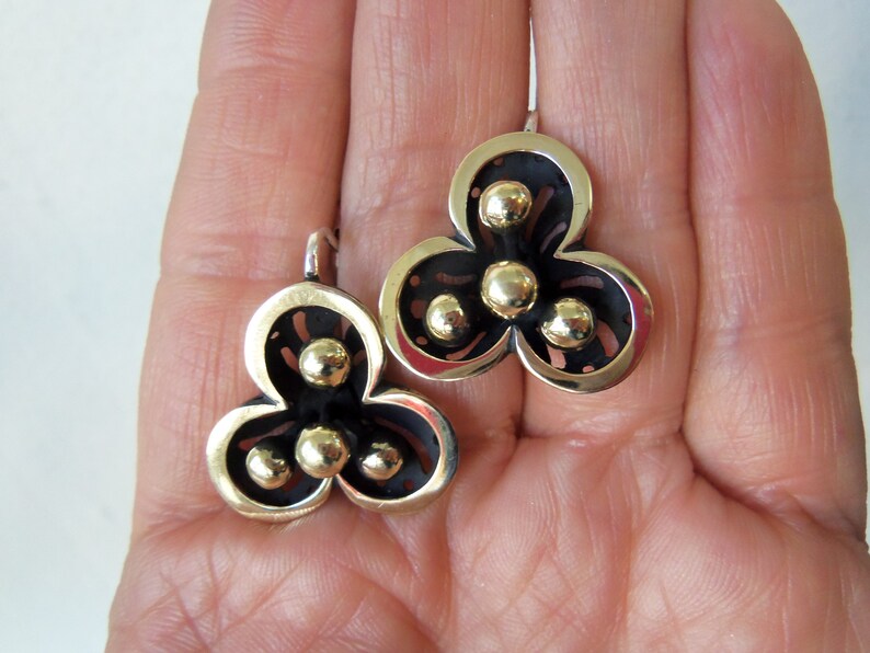 ARMENIAN JEWELRY SET sterling silver 925 gold plated jewelry armenian handmade rare ring flower ring calla lilly jewelry lilly of the valley