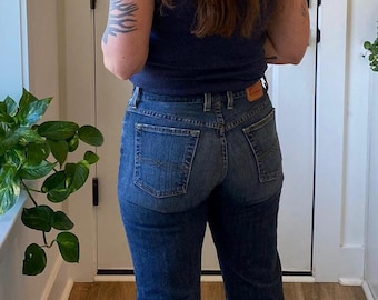 vintage y2k low rise button fly lucky jeans size 10