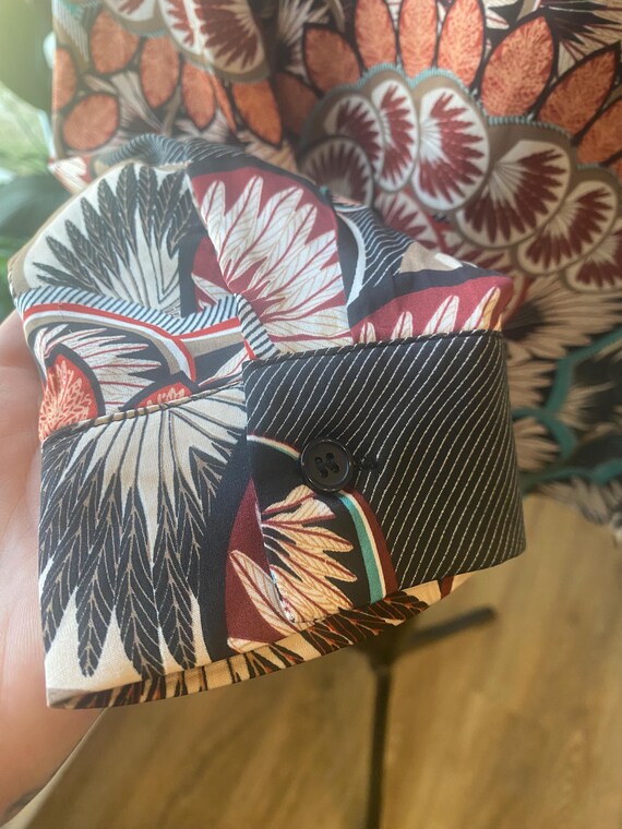 Psychedelic polyester blouse - image 5