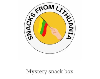 Mystery Snack Box from Lithuania, Snack Box from Lithuania, Lithuanian Snacks, Potato Chips, Cookies and More!