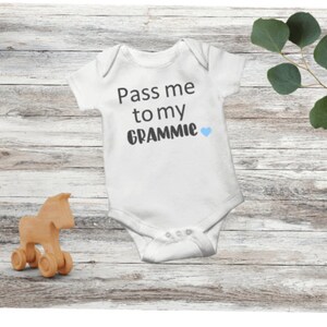 Grandparent gift, Baby Shower Onesie, Mothers Day Present to Grandma, Newborn bodysuit for Grandma