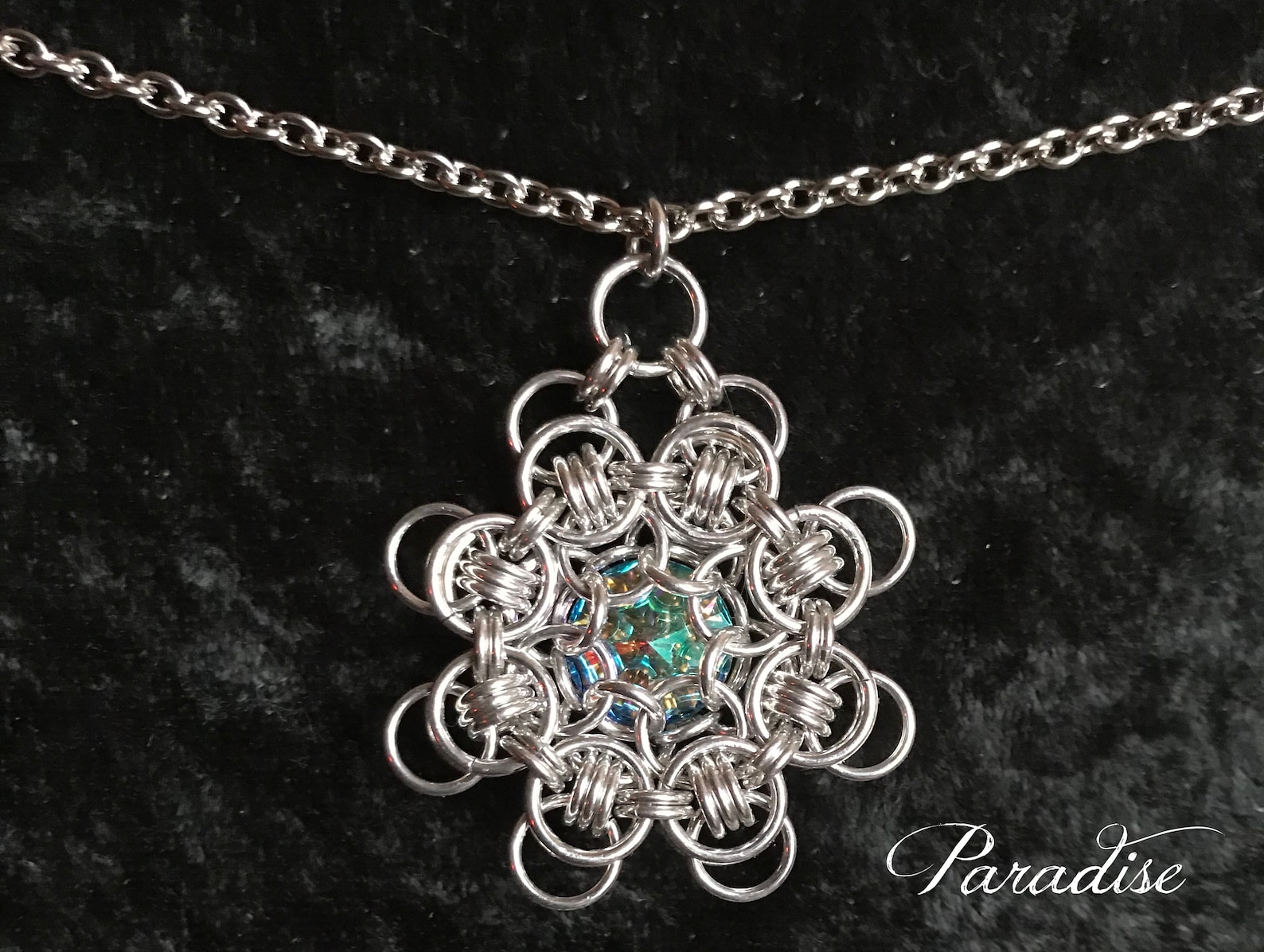 Morning Star Pendant Necklace Etsy