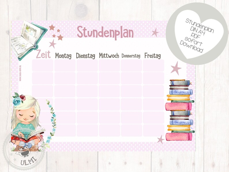 School Schoolchild Reward Chart Digital File Kindergarten Poster