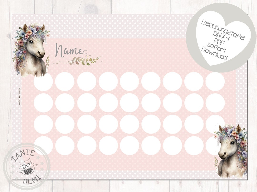 School Schoolchild Reward Chart Digital File Kindergarten Poster