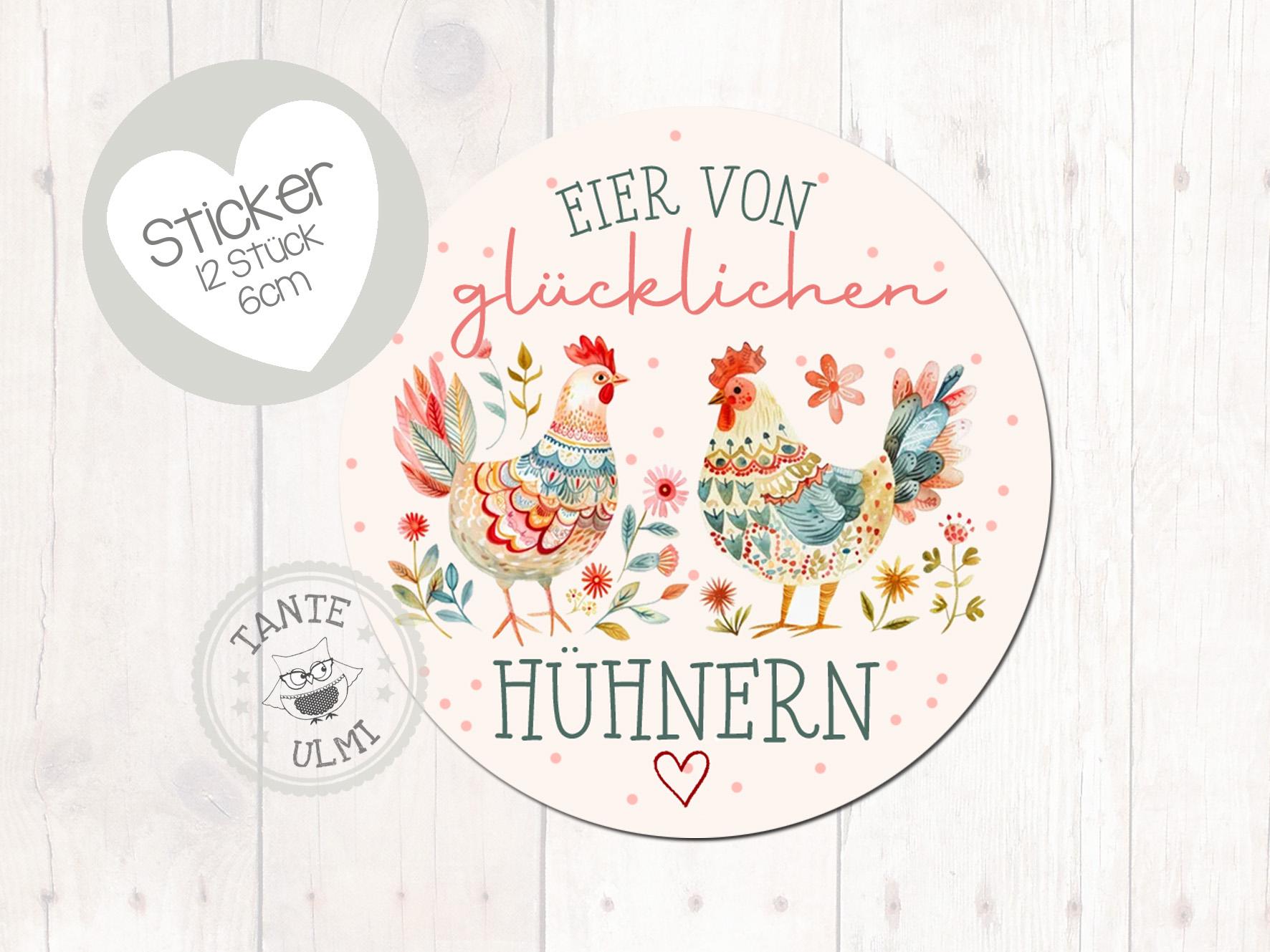 Kunststoff-Ostereier – 12 Stück, Je 6 Cm Hoch, Mit Loch Zum Aufhängen Für Osterdekoration