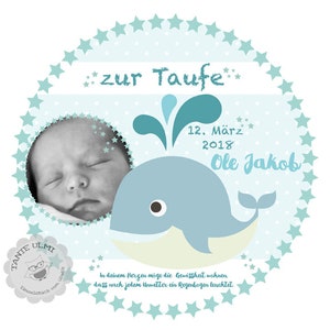 Adorno para tarta bautismo fondant con foto 20 cm