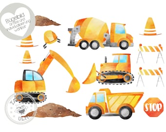 Iron-on picture "Construction site"