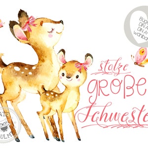 Bügelbild "Geschwister"
