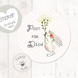 Sticker "Post for YOU" 24 stuks 4 cm
