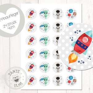 Adornos para muffins "papel comestible o papel fondant" 4 cm 24 piezas