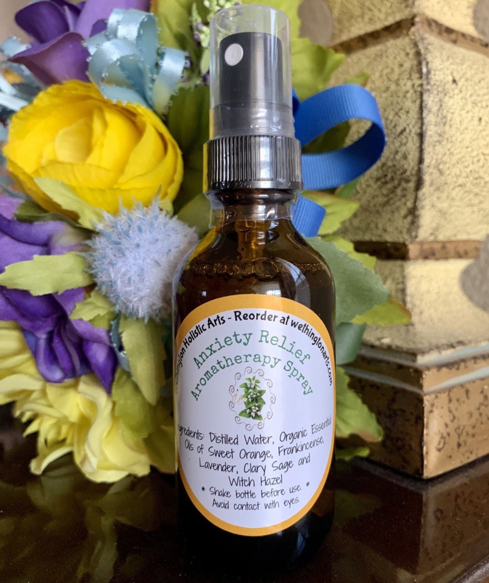 Anxiety Relief Aromatherapy Spray Etsy